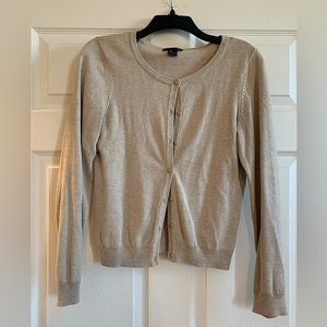 H&M Basics Beige Cardigan